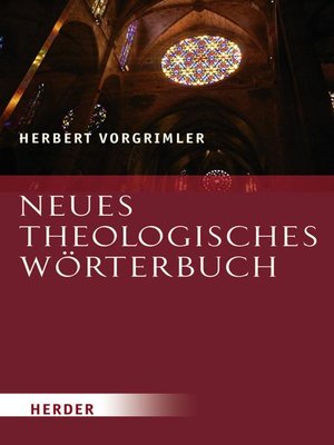 cover image of Neues Theologisches Wörterbuch